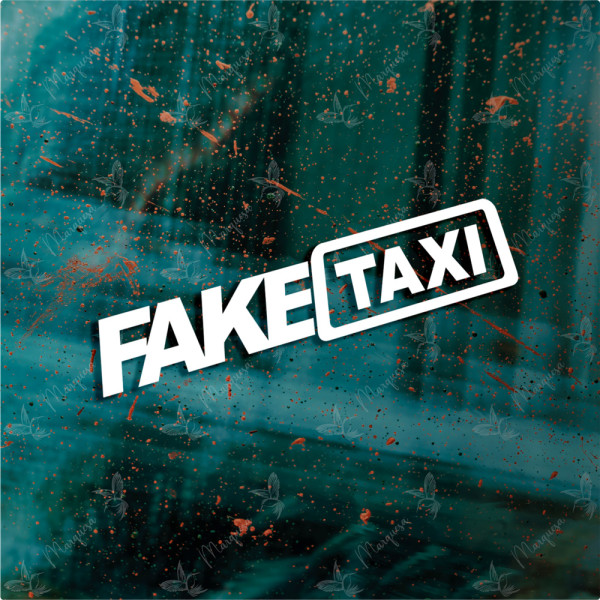 Fake Taxi - Aufkleber, Autoaufkleber, Scheibenaufkleber, Sticker, Tuning