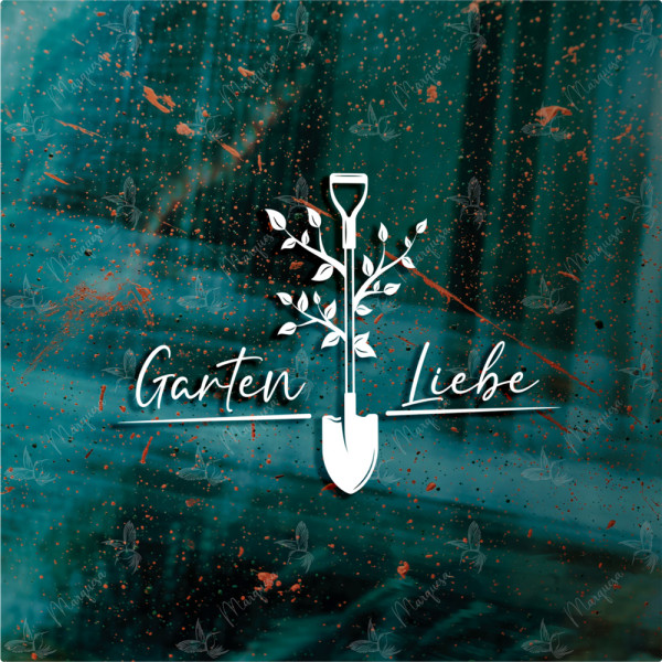 Garten Liebe - Aufkleber, Grün, Pflanzen, Scheibenaufkleber, Sticker
