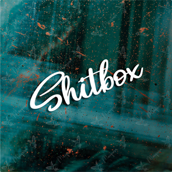 Shitbox - Aufkleber, Autoaufkleber, Scheibenaufkleber, Sticker, Tuning
